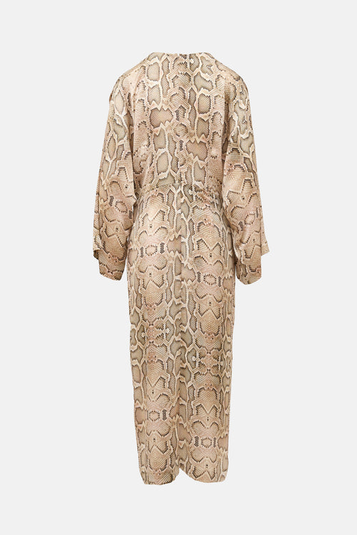 Smythe Printed Knot Front Dress