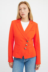 Smythe Asymmetrical Wrap Blazer