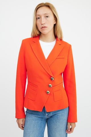 Smythe Asymmetrical Wrap Blazer
