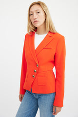 Smythe Asymmetrical Wrap Blazer