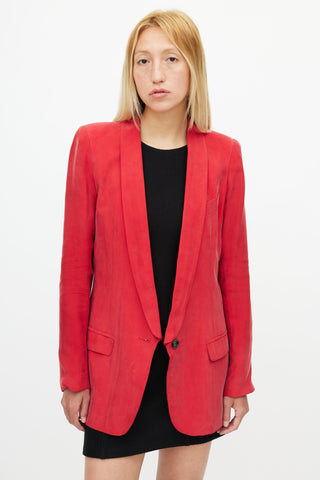 Smythe Long Shawl Blazer