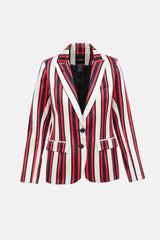 Smythe Single Breasted Striped Blazer