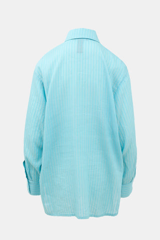 Smythe Ruffled Placket Shirt