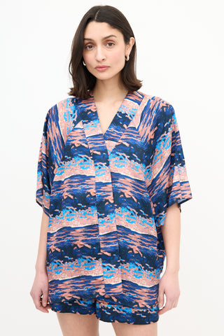 Smythe Satin Printed Shirt