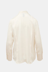 Smythe Satin Neck Tie Blouse