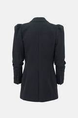 Smythe Seersucker Scrunched Blazer
