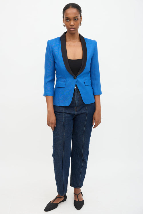 Shawl One Button Blazer