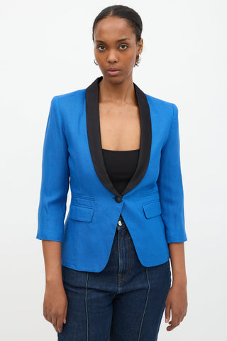 Shawl One Button Blazer