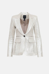 Smythe Metallic Linen Blazer