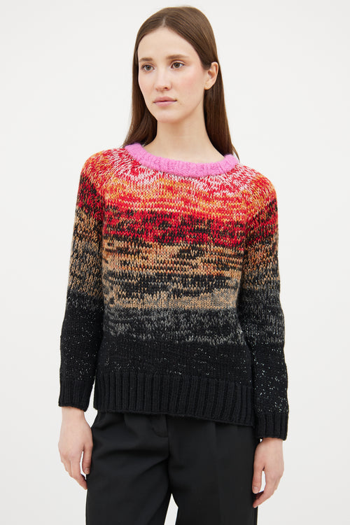 Smythe X Augden Black & Multicolour Knit Sweater