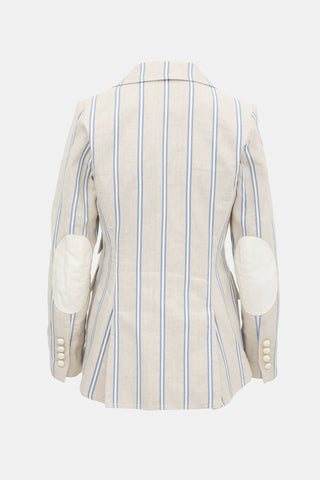 Smythe Striped Equestrian Blazer