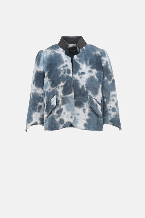Smythe Tie Dye Open Front Jacket