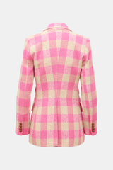 Smythe Tweed Checked Birkin Blazer