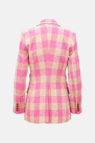 Smythe Tweed Checked Birkin Blazer