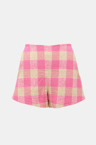 Smythe Tweed Checked Tap Shorts