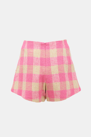 Smythe Tweed Checked Tap Shorts