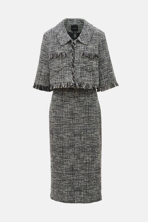 Smythe Tweed Fringe Set