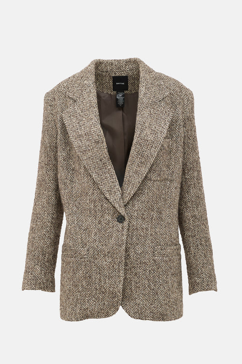 Smythe Tweed Oversized Blazer