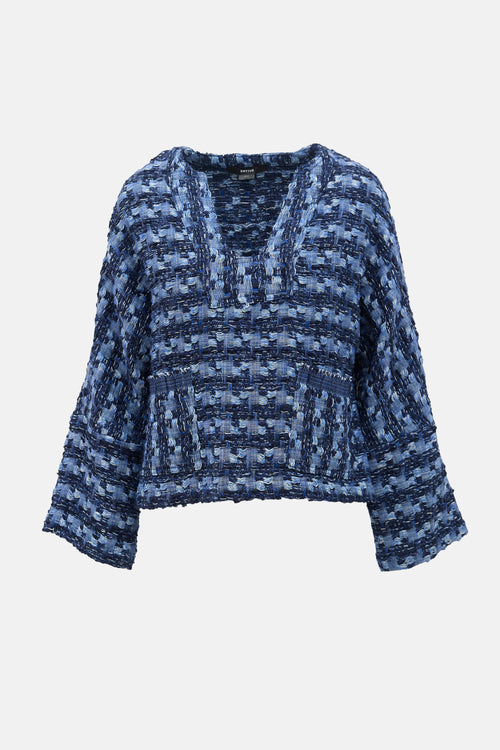 Smythe Tweed Pullover Top