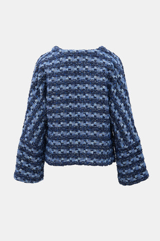 Smythe Tweed Pullover Top