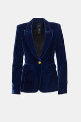 Smythe Velvet Single Button Blazer