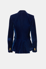 Smythe Velvet Single Button Blazer