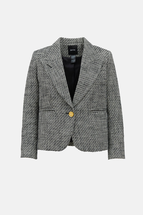 Smythe Cotton Woven Blazer