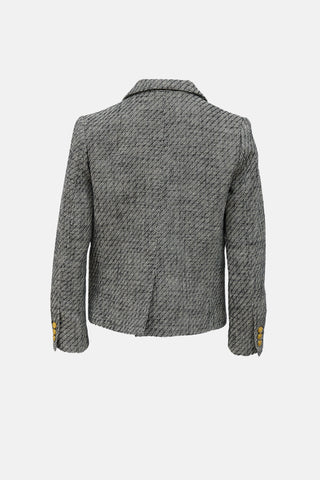 Smythe Cotton Woven Blazer