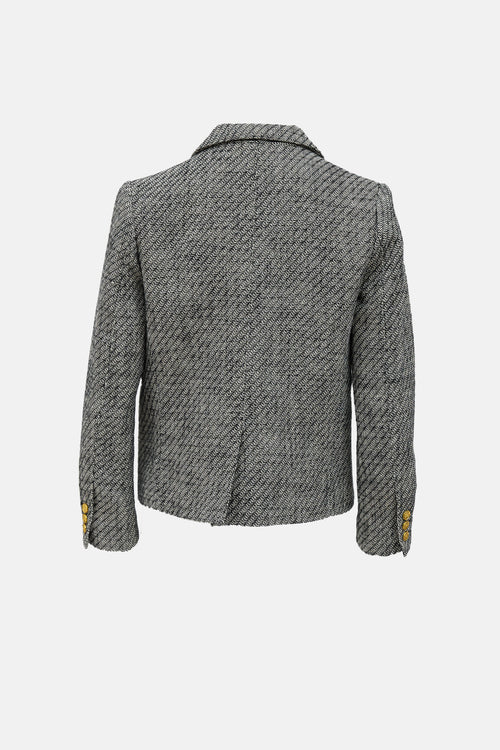 Smythe Cotton Woven Blazer