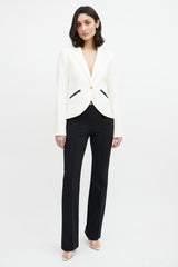 Smythe Lace One Button Blazer