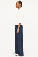 Smythe Appliqué Embroidered Ruffle Top