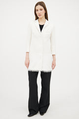 Smythe Fringe Panel Coat
