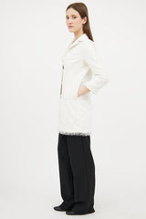 Smythe Fringe Panel Coat