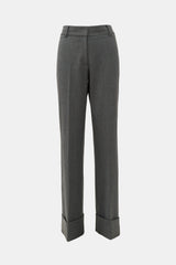 Smythe Wide Leg Cuffed Trouser