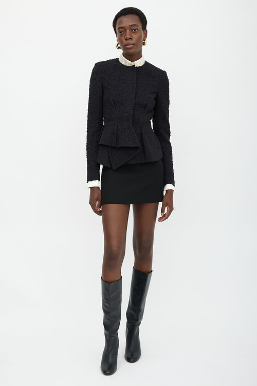 Smythe Boucle Asymmetrical Jacket