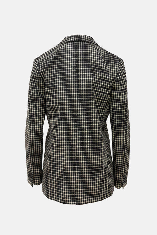 Smythe Wool Check Blazer