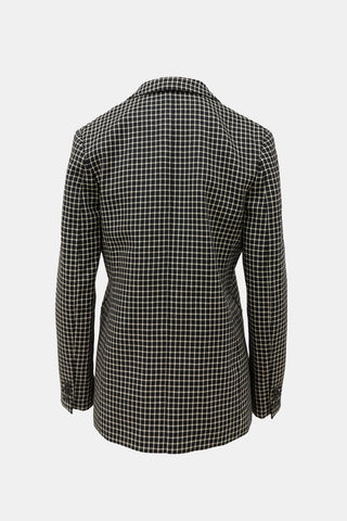 Smythe Wool Check Blazer