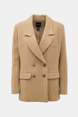 Smythe Wool Herringbone Oversized DB Blazer