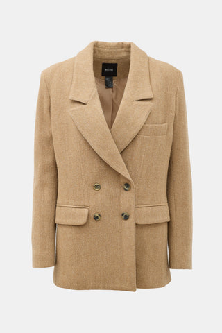 Smythe Wool Herringbone Oversized DB Blazer