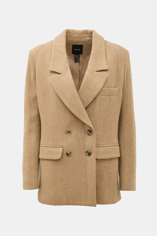 Smythe Wool Herringbone Oversized DB Blazer