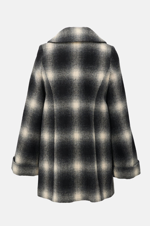 Smythe Wool Plaid Belted Jacket