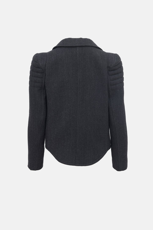 Smythe Wool Structured Moto Jacket