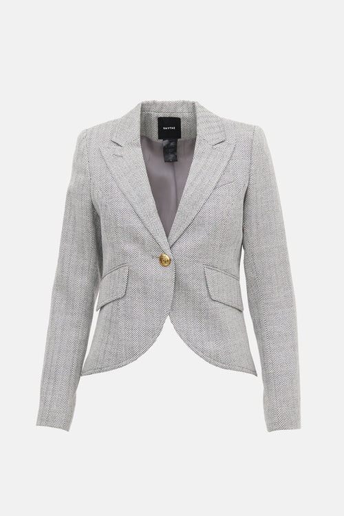 Smythe Wool One Button Blazer