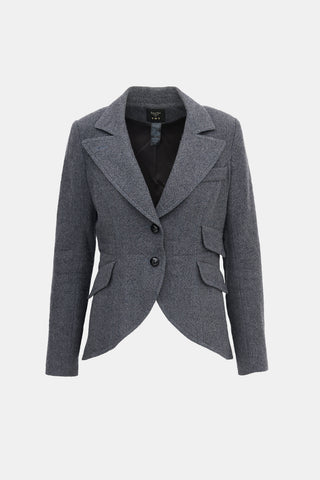 Smythe Wool Patterned Blazer