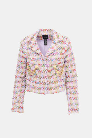 Smythe Wool Tweed Chain Jacket