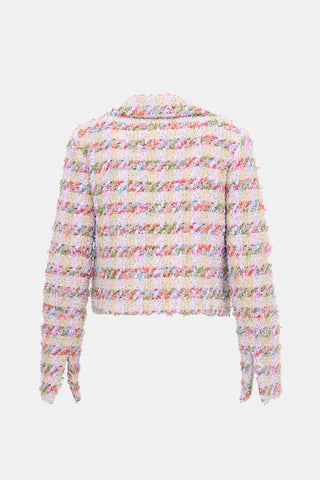 Smythe Wool Tweed Chain Jacket