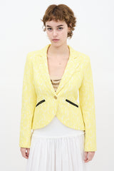 Smythe Lace One Button Blazer
