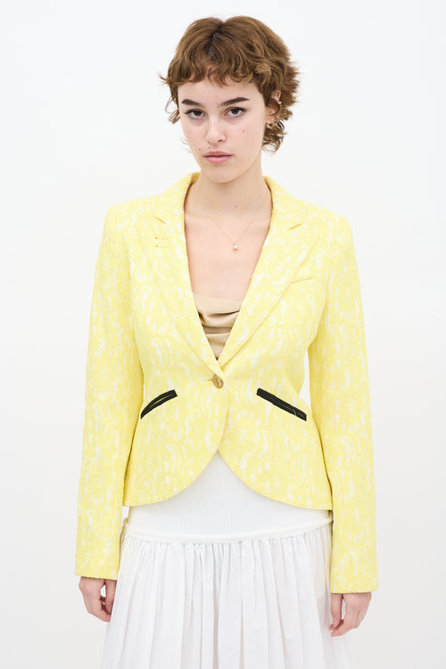 Smythe Lace One Button Blazer