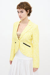 Smythe Lace One Button Blazer