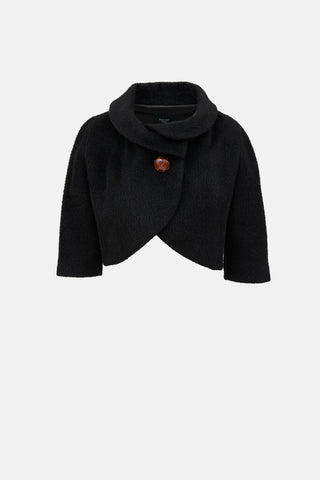 Smythe Cropped Cape Jacket